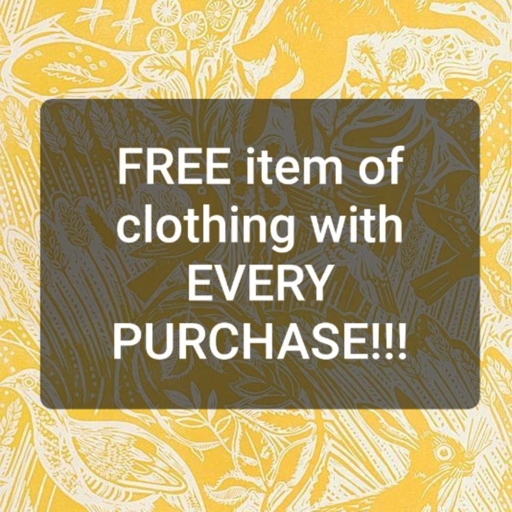 FREE article of clothing!